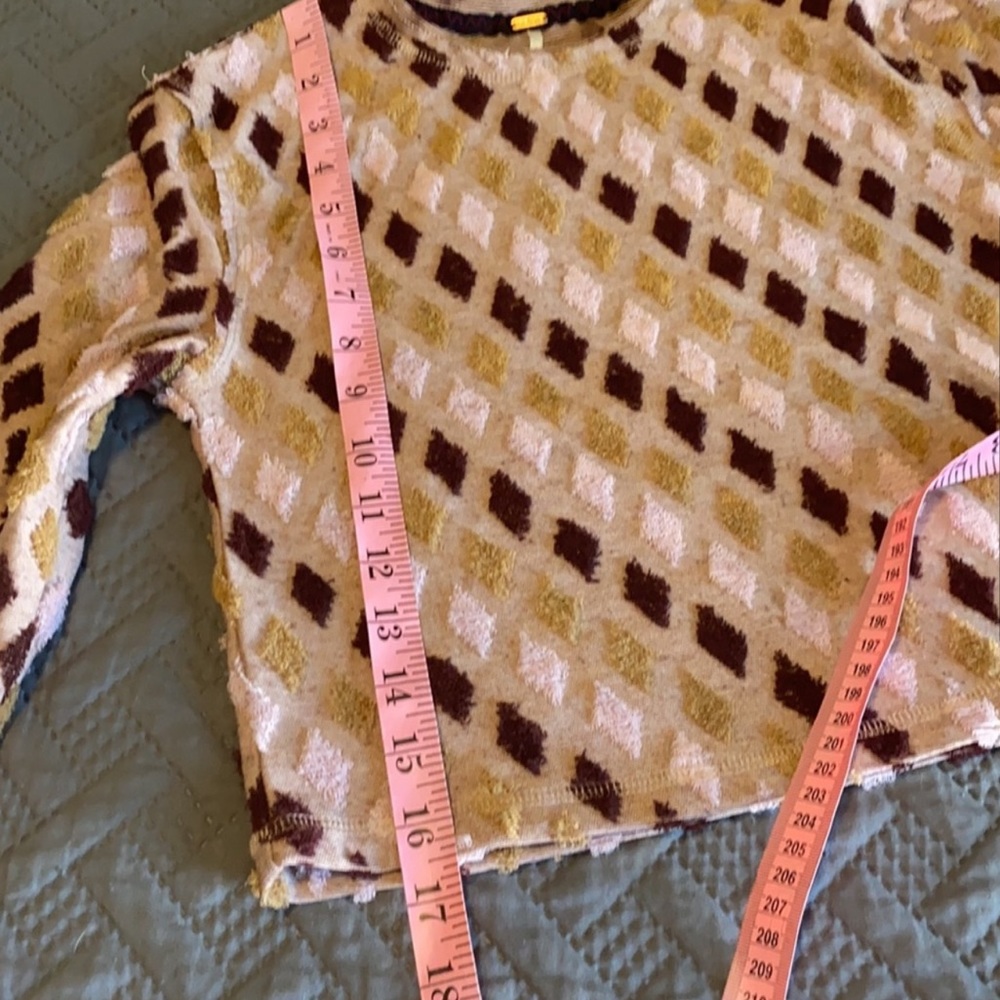 NWT Free People : Tan Crop Top - Small - Picture 3 of 9